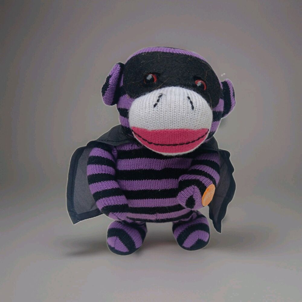 Count Sockula Vampire Singing Dancing Sock Monkey Halloween Plush